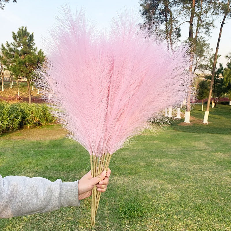 Pampas grass decoration